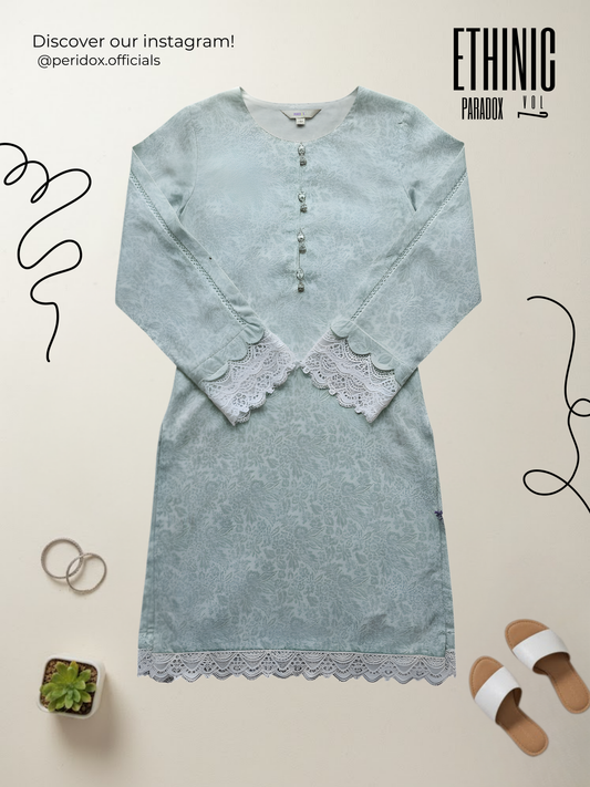 The Mint Lace Kurti
